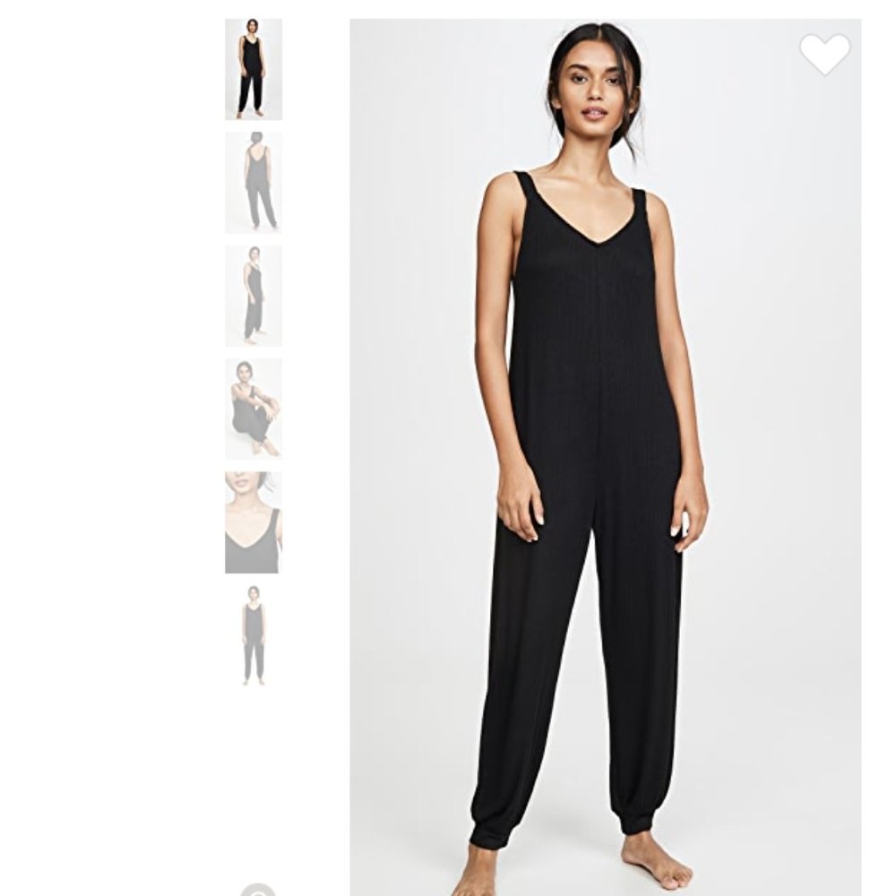 NWT Eberjey Elon Bound V Jumpsuit in sz L